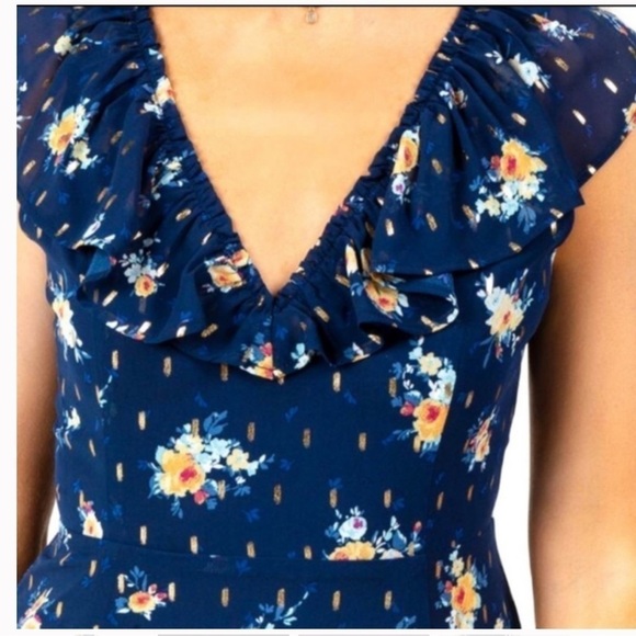 Miami Marcie Floral Maxi Summer Dress Size Small - Picture 7 of 10